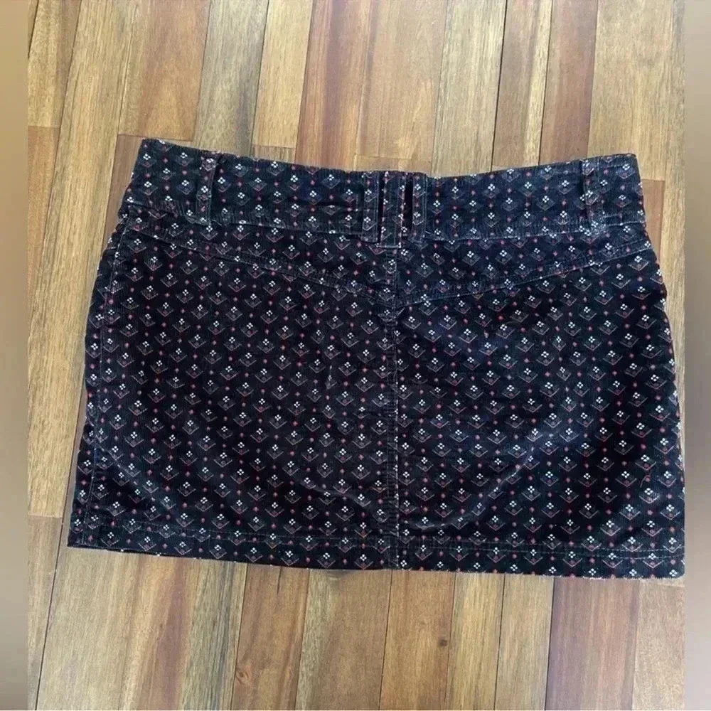 We the free corduroy button up skirt